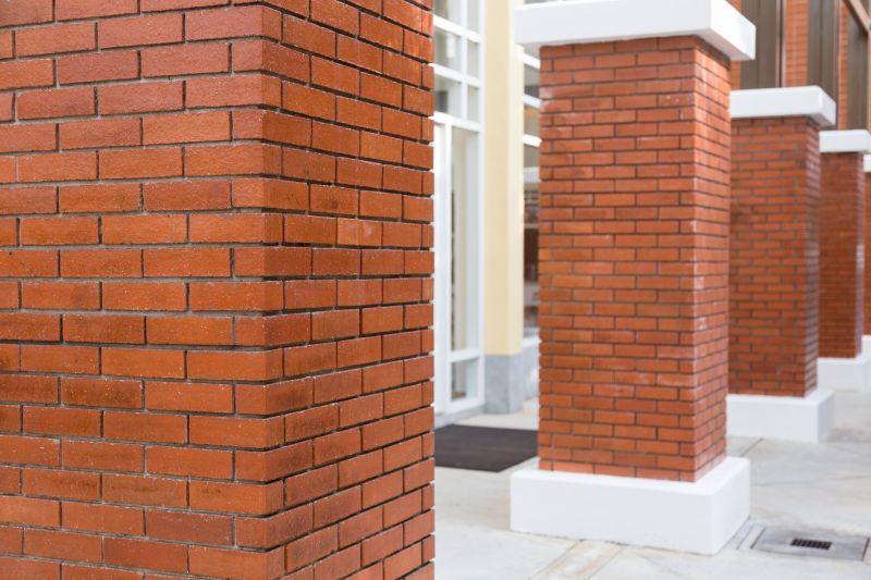 Brick Columns Installation in Worcester, MA