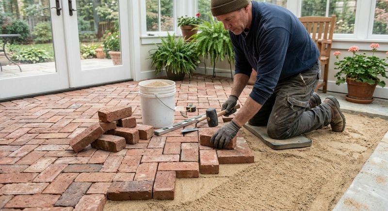 Brick Flooring Installation in Boston, MA